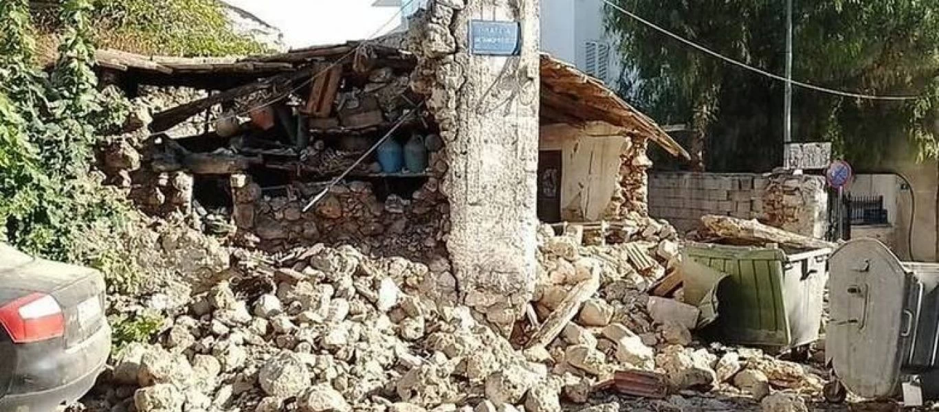 Σεισμός στην Κρήτη: Μη κατοικήσιμα πάνω από 3.900 σπίτια στην περιφέρεια Ηρακλείου